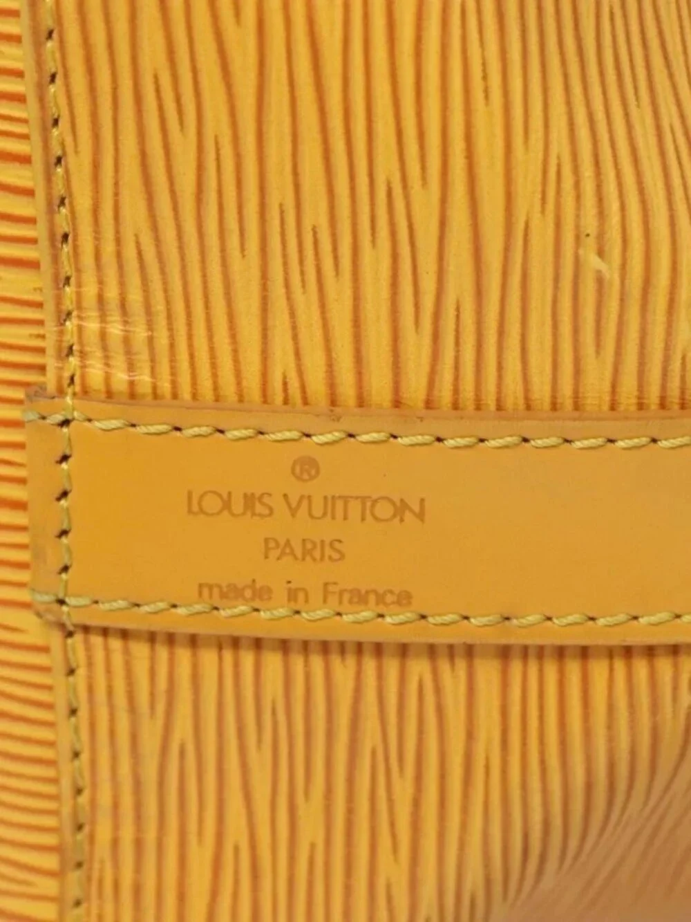 LOUIS VUITTON Epi Petit Noe Shoulder Bag Yellow M44109 LV Auth BD2091 - Picture 13 of 16